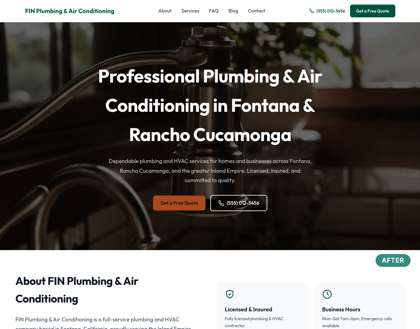 Website after Shopfront redesign